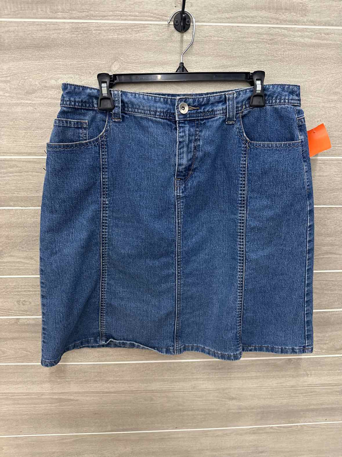 Christopher & Banks Blue Womens Women Size 12 Skirt