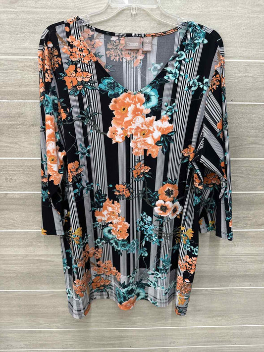 Chico's Black Womens Size 16 Shirt