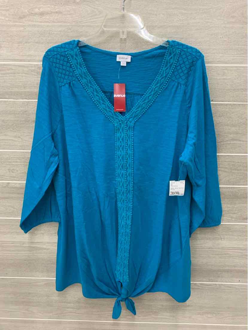 Ave Teal Womens Size 18/20 Shirt