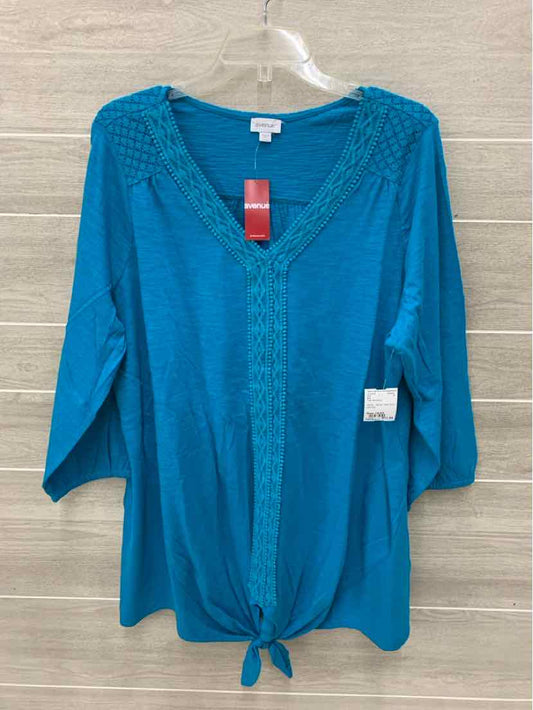 Ave Teal Womens Size 18/20 Shirt