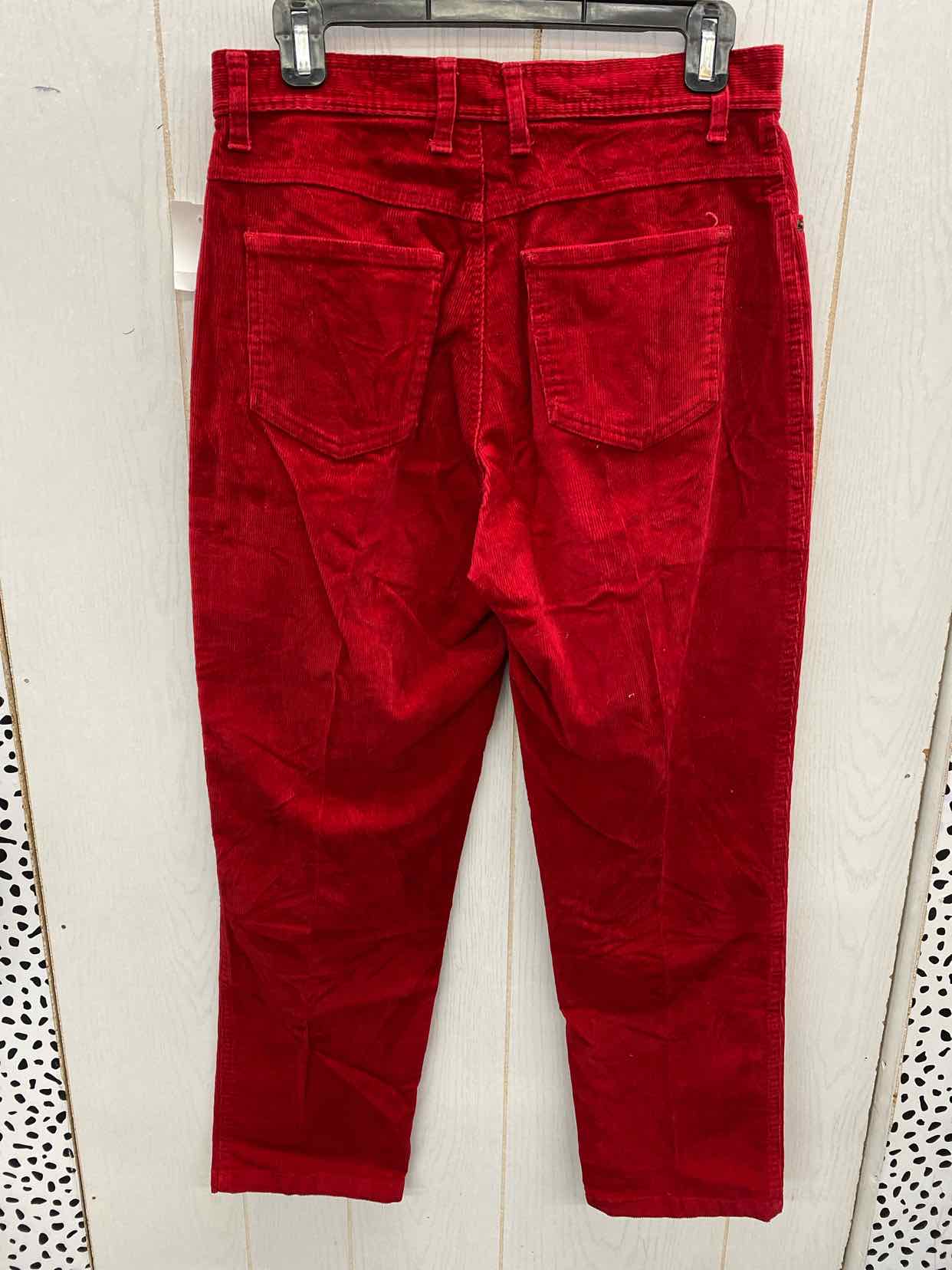 Bill Blass Red Womens Size 8P Pants