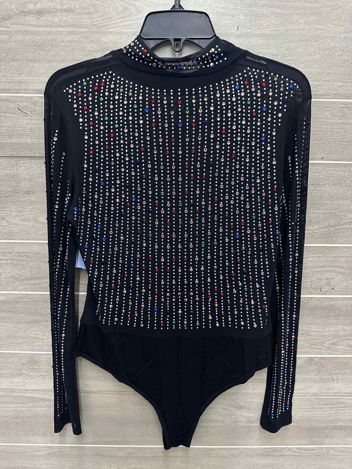 Size L Black Womens Bodysuit