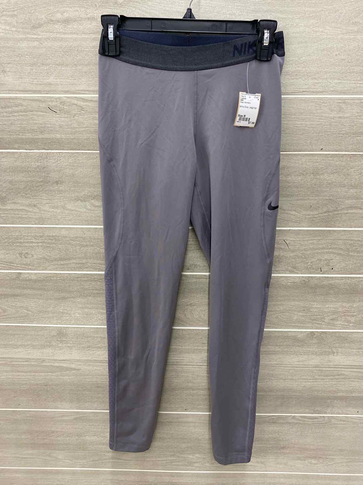 Nike Gray Womens Size M Leggings