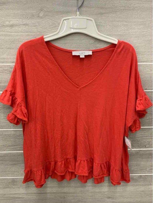 LOFT Coral Womens Size M Shirt