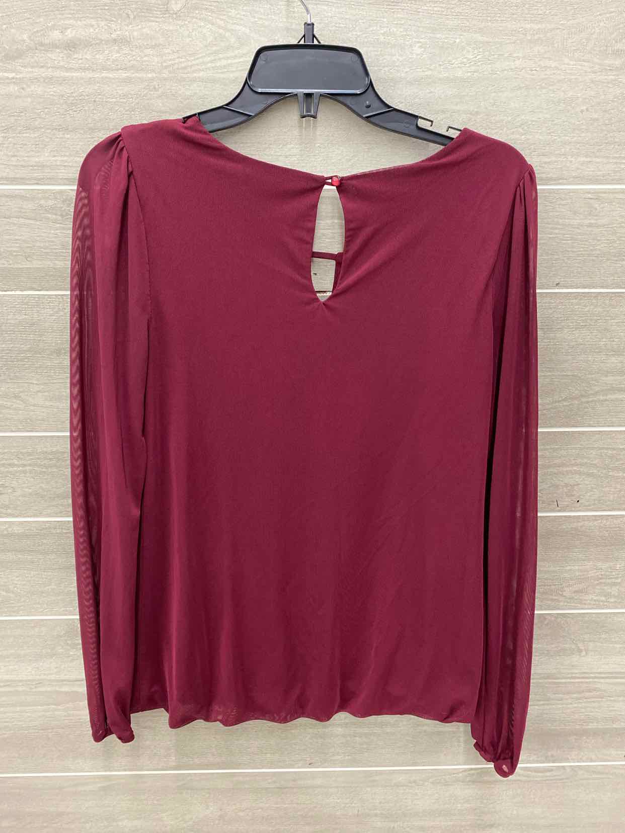 Maurices Burgundy Womens Size Small Shirt