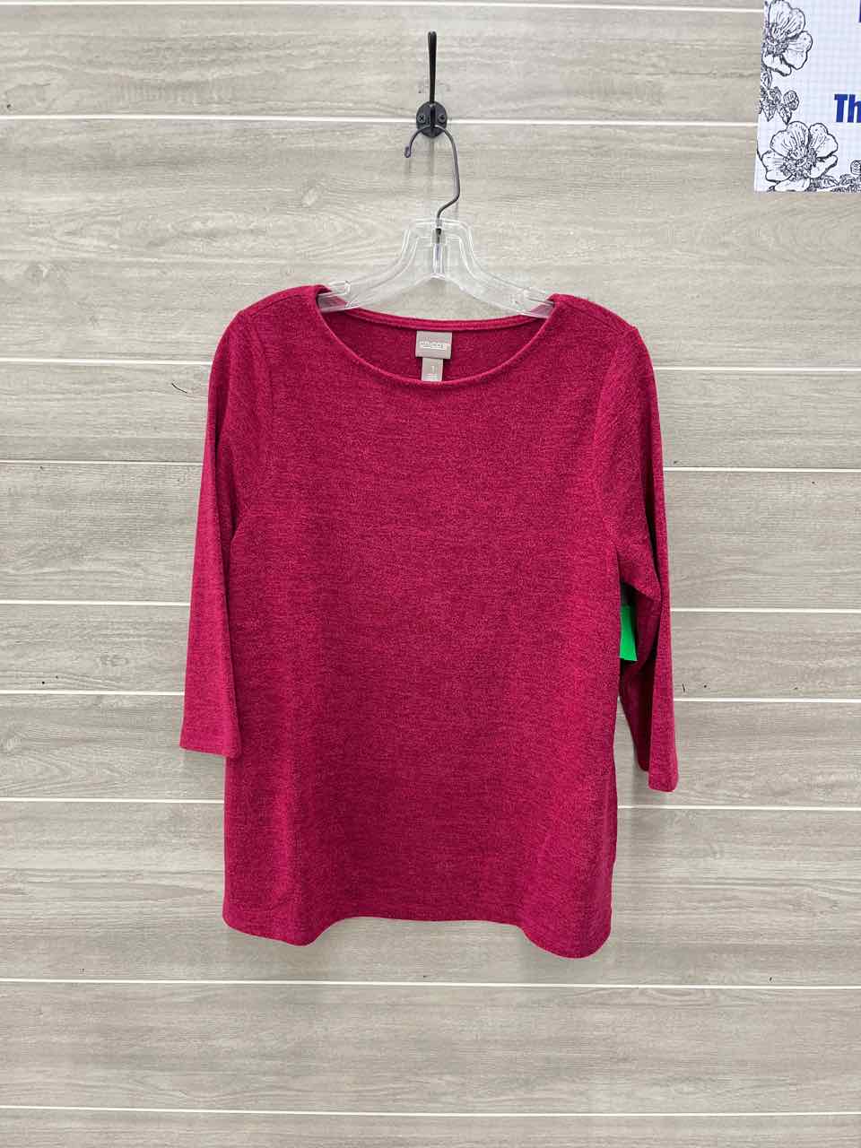 Chico's Size M Pink Womens Shirt