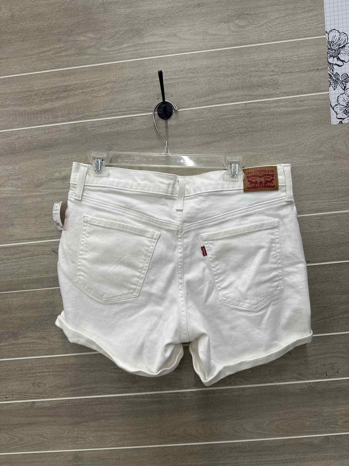 Levis Size 10 White Womens Shorts