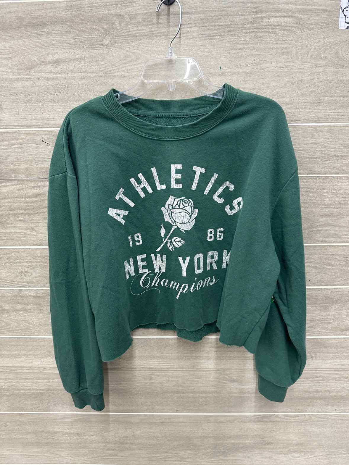 Size XL Green Womens Sweatshirt