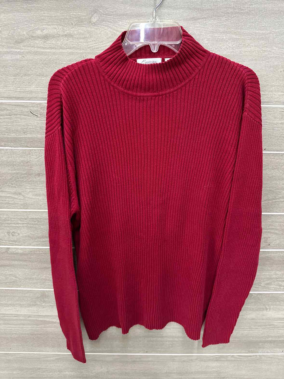 Envision Ave Red Womens Women Size 2X Sweater