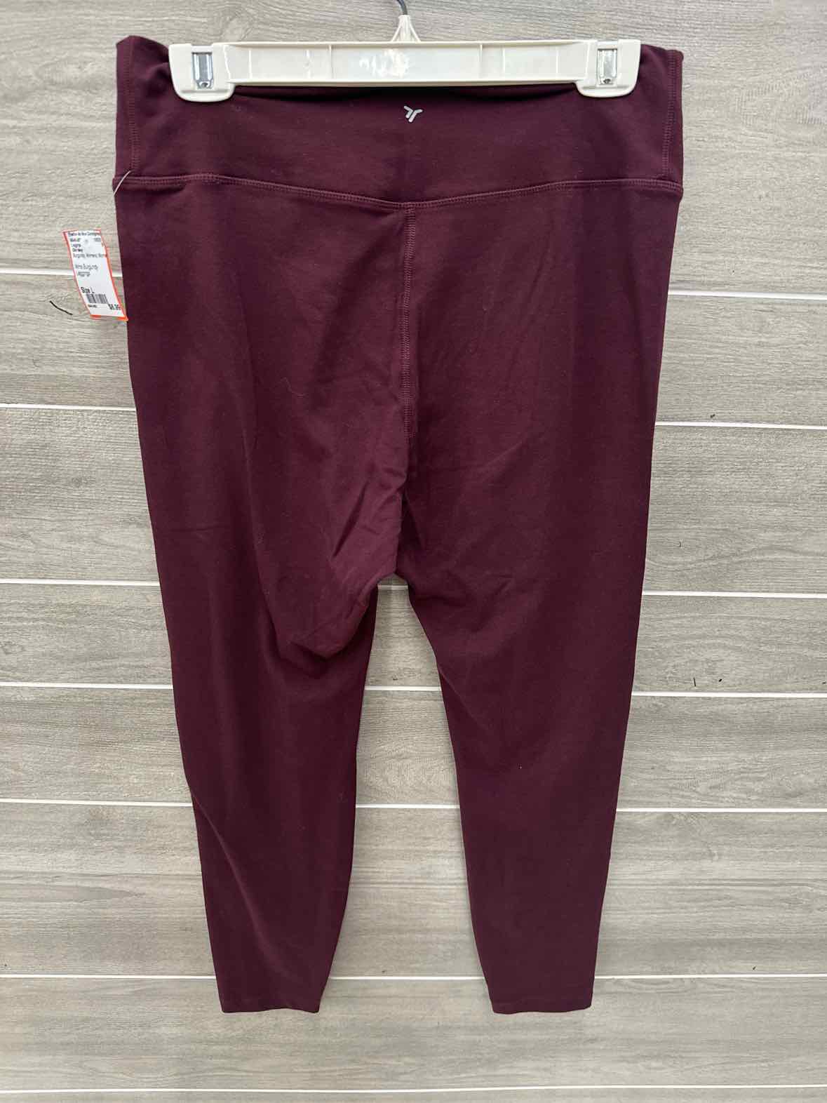 Old Navy Burgundy Womens Women Size L Leggings