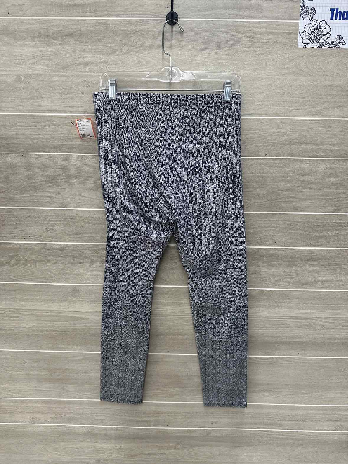 ANA Black Womens Women Size L Leggings