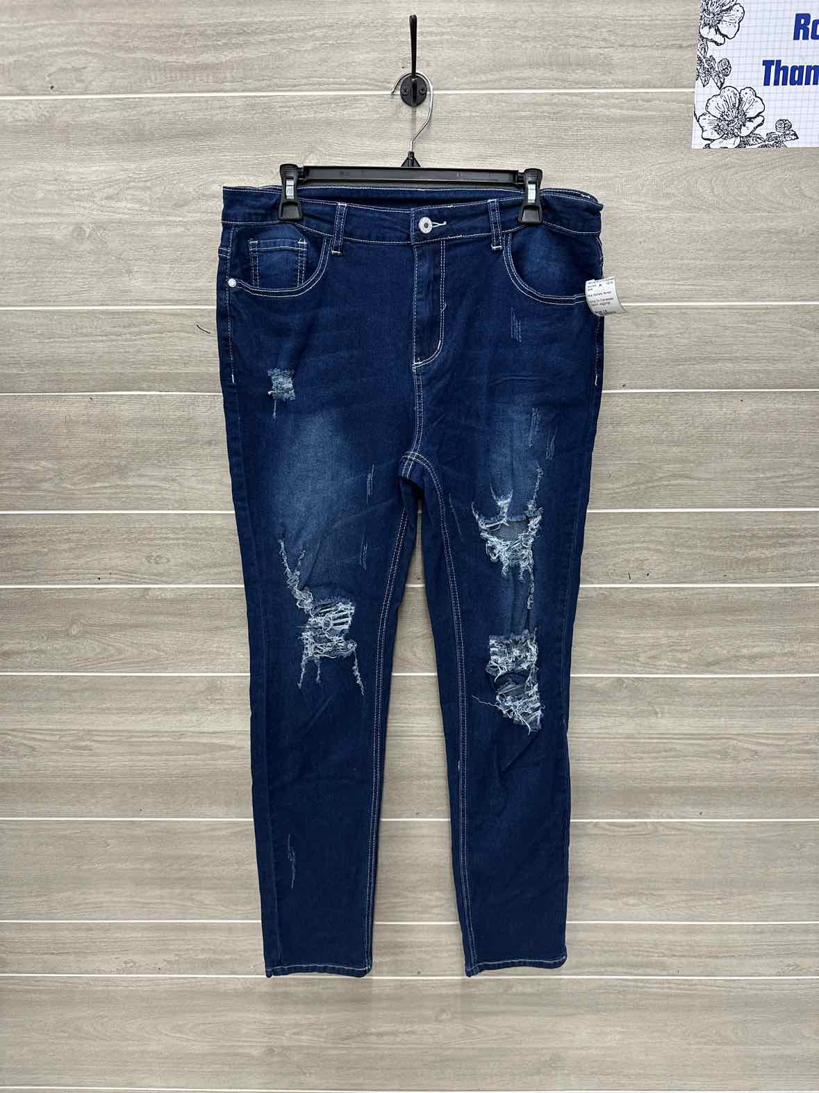 Blue Womens Women Size 14 Jeans