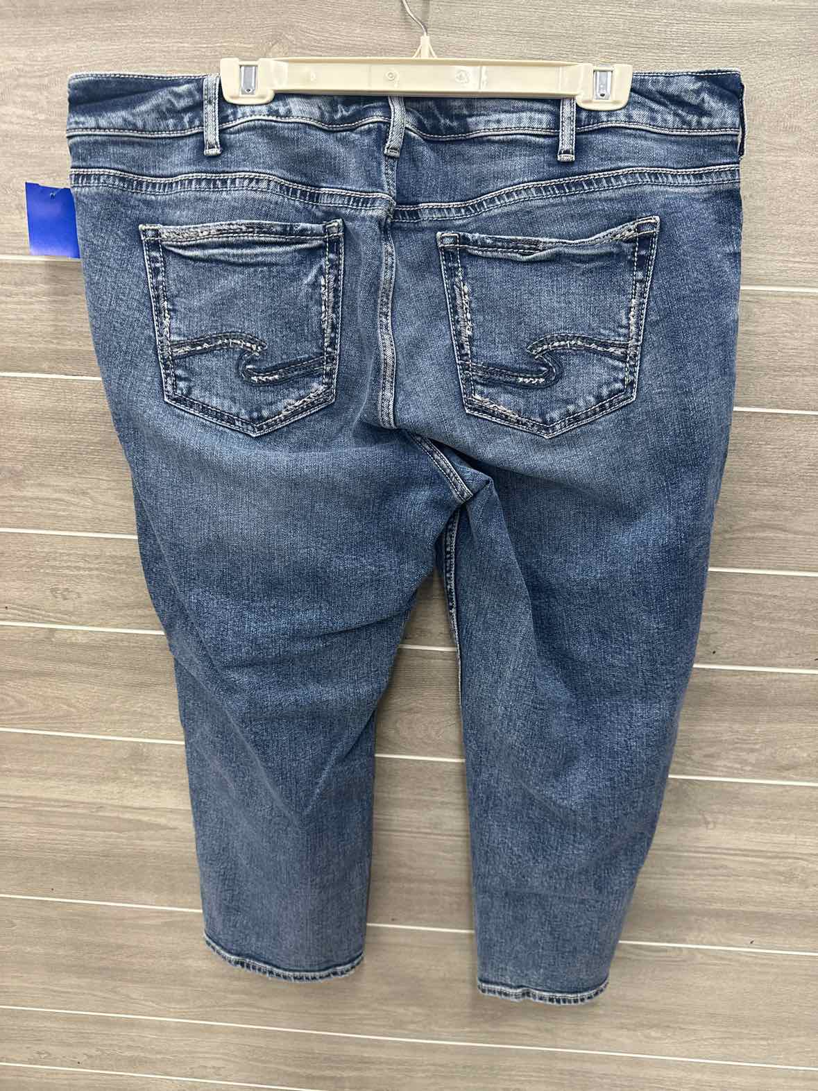 Silver Size 18W Blue Plus Jeans
