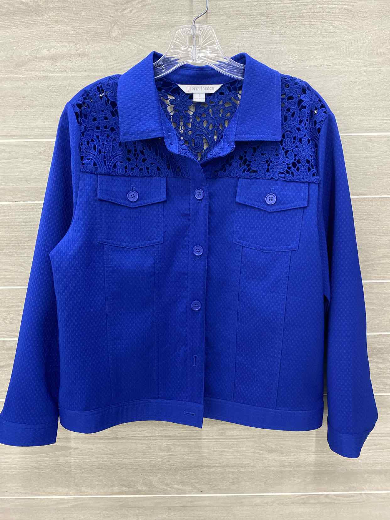 Erin London Blue Womens Size 8 Sweater