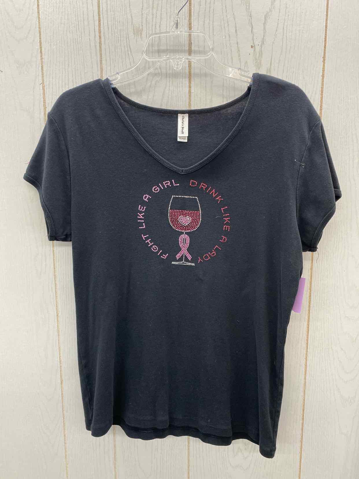 Black Womens Size XL Shirt