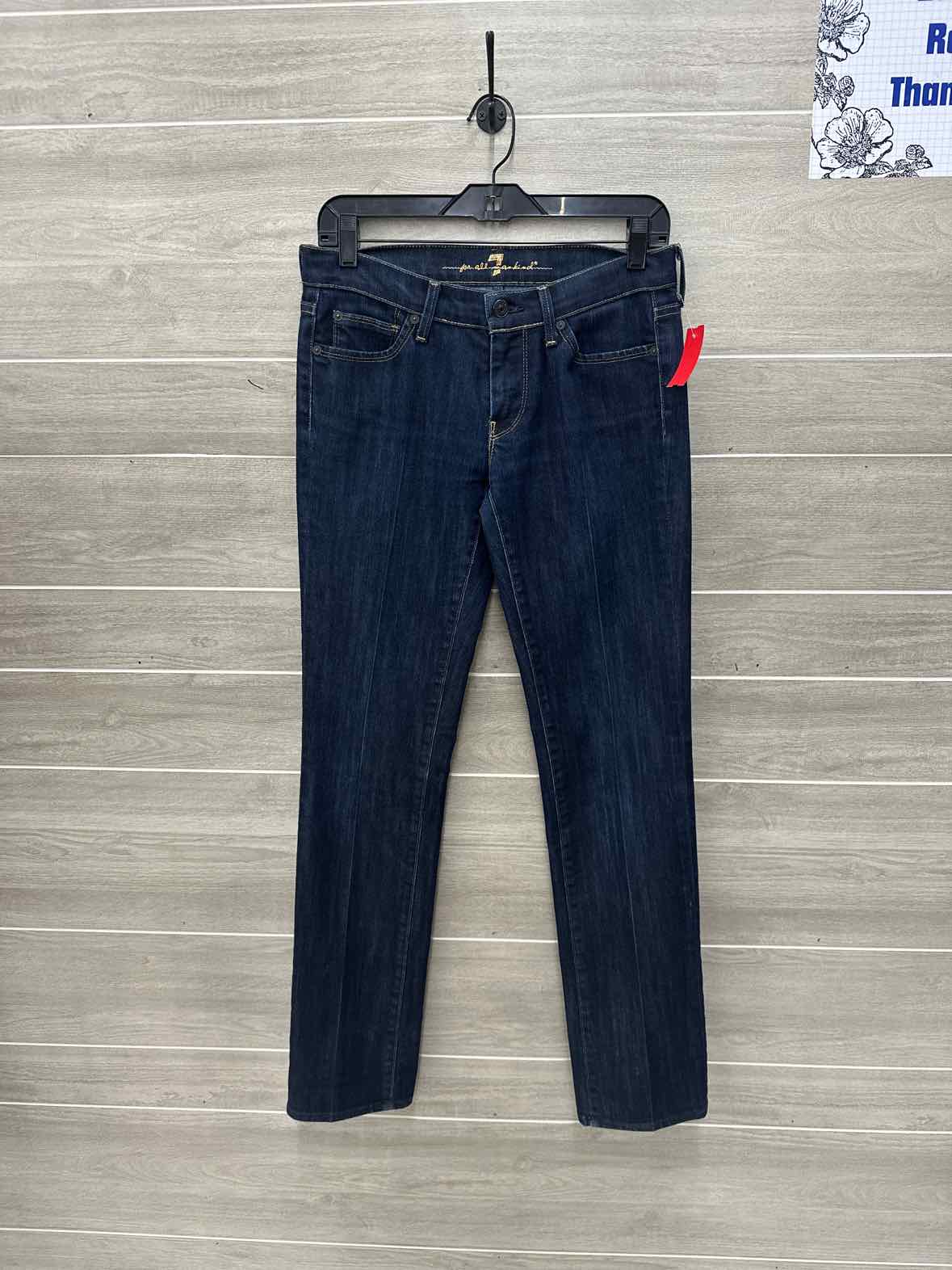 7 For All Mankind Blue Womens Women Size 4 Jeans