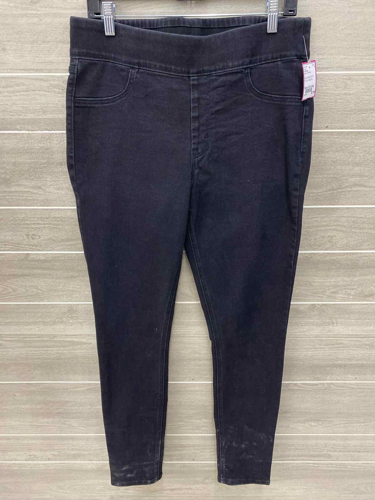 Old Navy Black Womens Size 12 Long Jeans