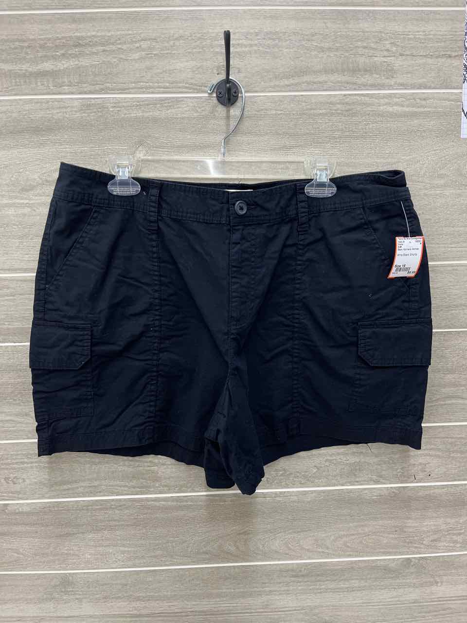 SJB Black Womens Women Size 16 Shorts