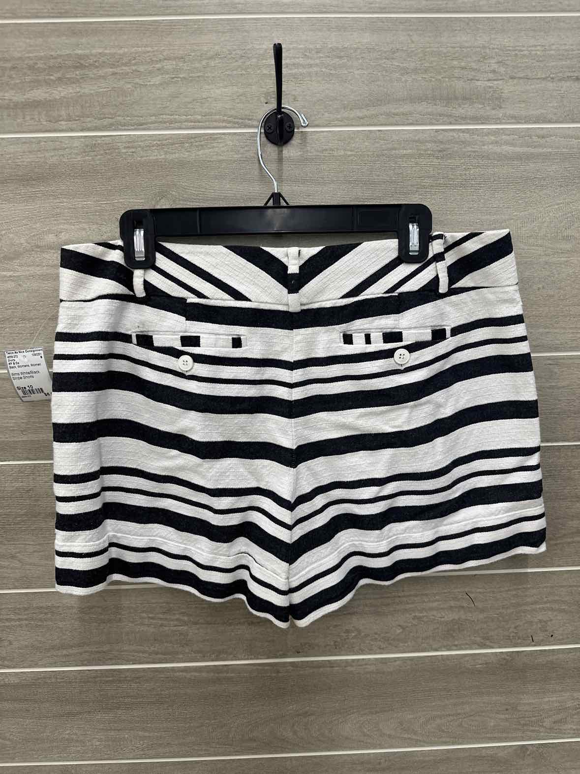 NY & Co Black Womens Women Size 10 Shorts