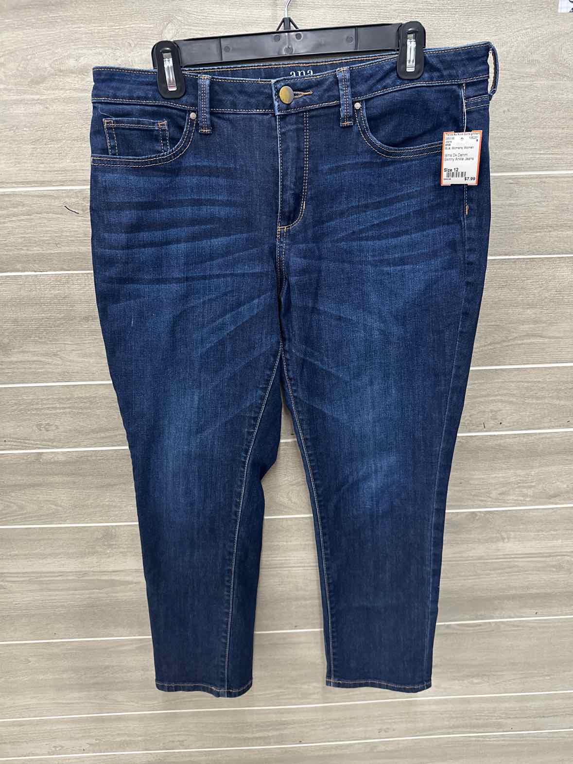 ANA Blue Womens Women Size 12 Jeans