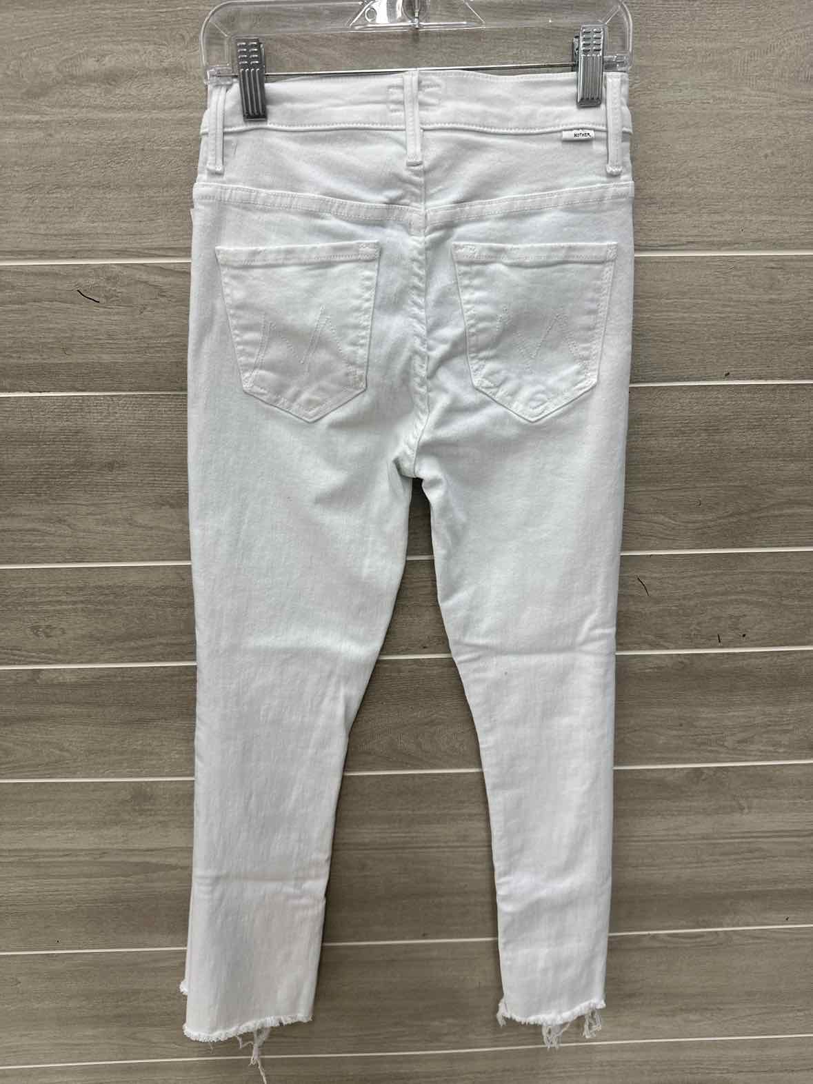 MOTHER White Womens Women Size 0 Jeans