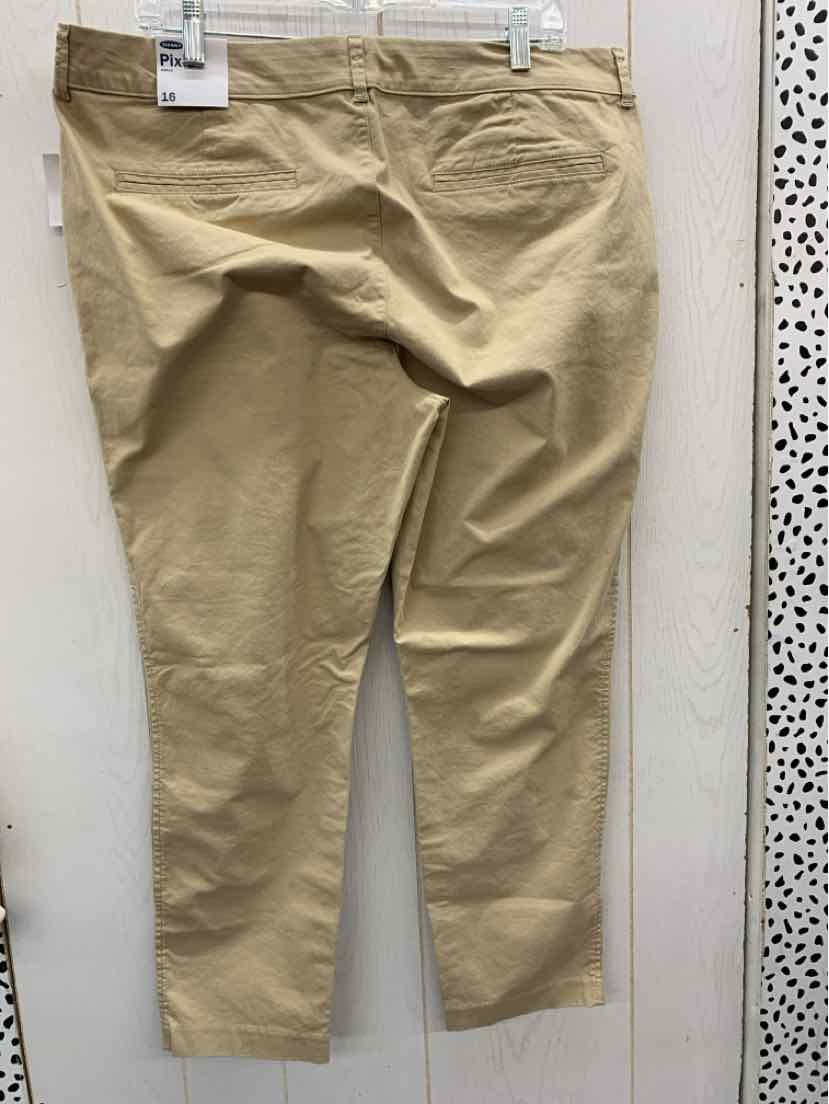 Old Navy Khaki Womens Size 16 Pants