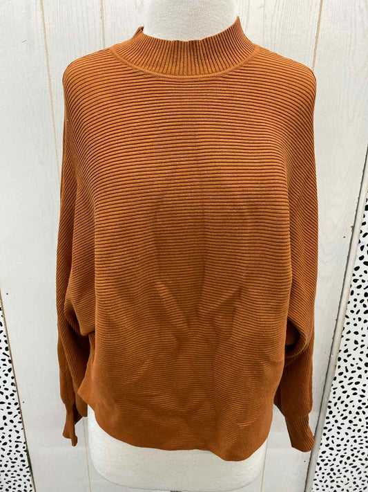 Willow Root Orange Womens Size M Sweater