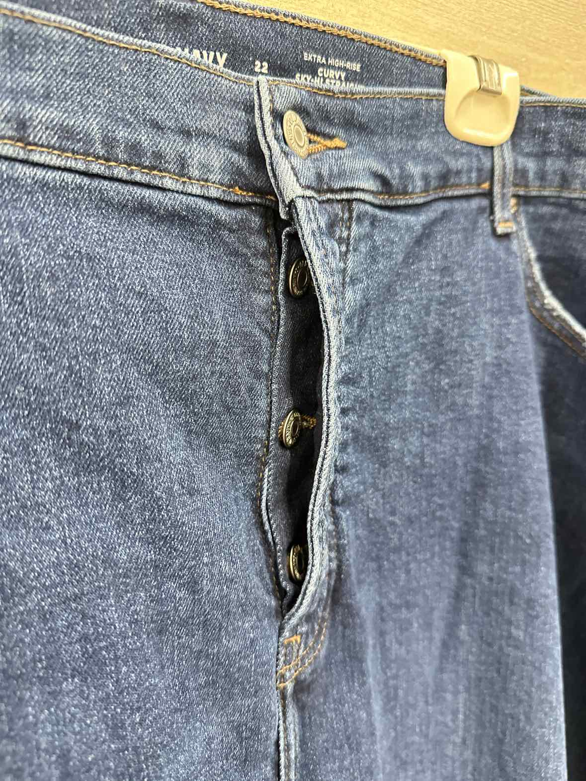 Old Navy Blue Womens Women Size 22 Jeans