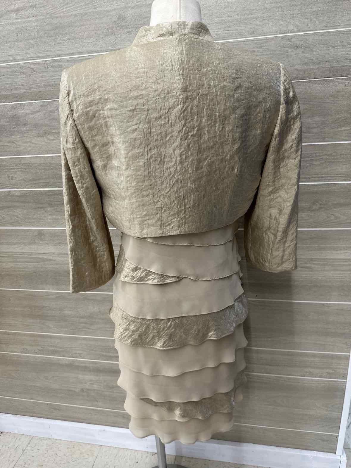SL Fashion Gold Womens Size 10 Dress