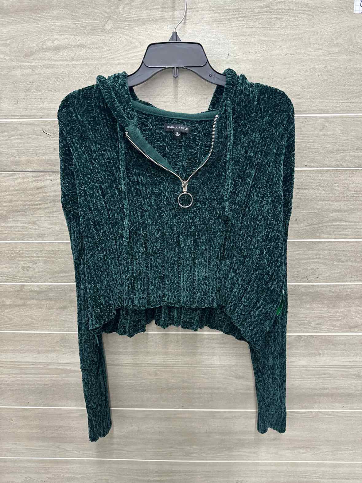 Kendall & Kylie Size S Green Womens Sweater