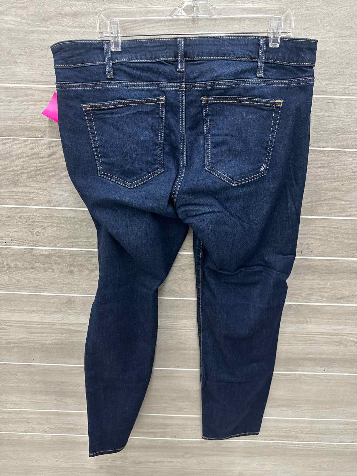 Silver Size 16W Blue Plus Jeans