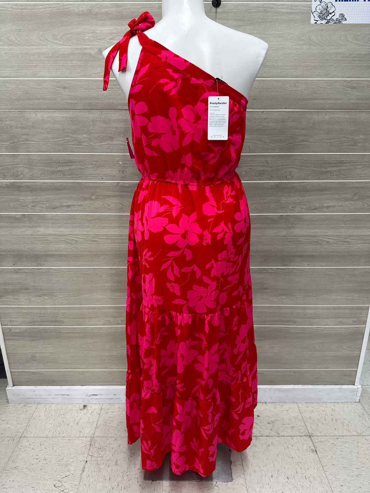 Pretty Garden Size 12 Red Womens Dress