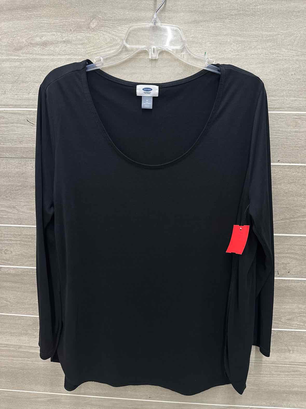 Old Navy Size 1X Black Plus Shirt