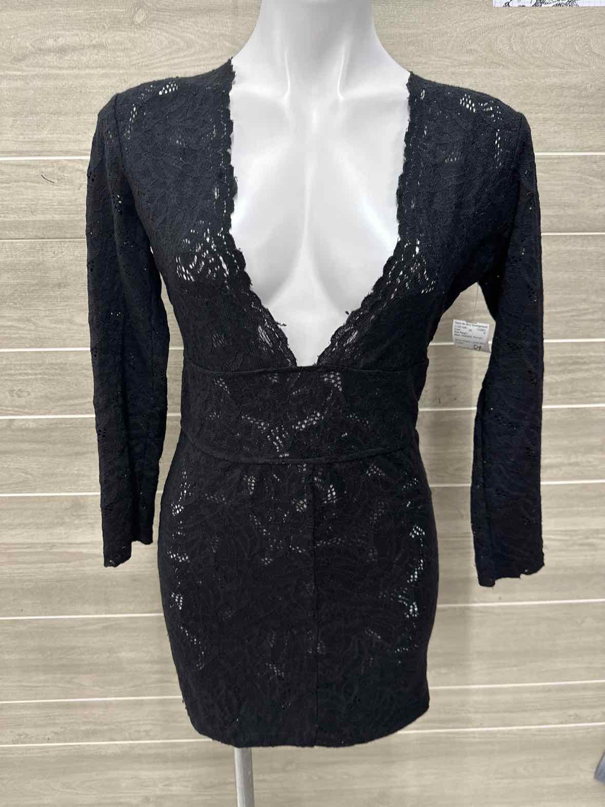 Free People Size S Black Womens Dress