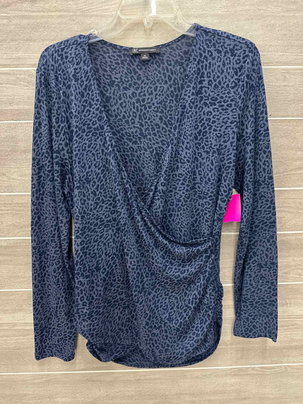 INC Blue Womens Size XL Shirt