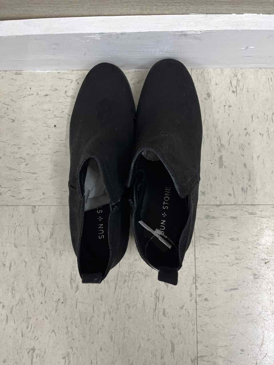 Sun + Stone US Shoe Size 8 Black Womens Boots