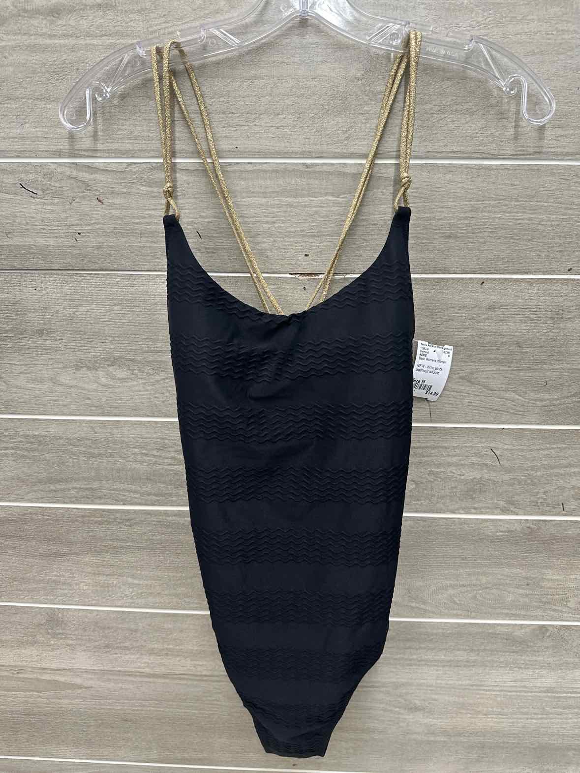 AERIE Size M Black Womens Swimsuit