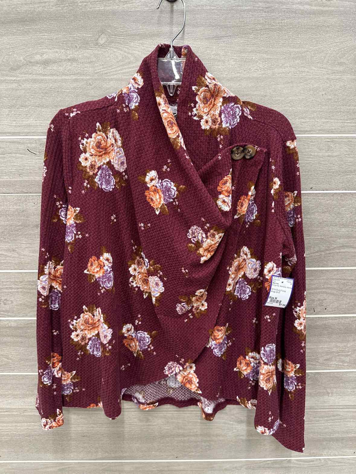 Maurices Size M Burgundy Womens Shirt
