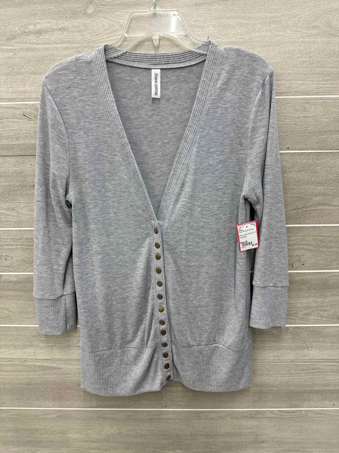 Zenana Size M Gray Womens Shirt