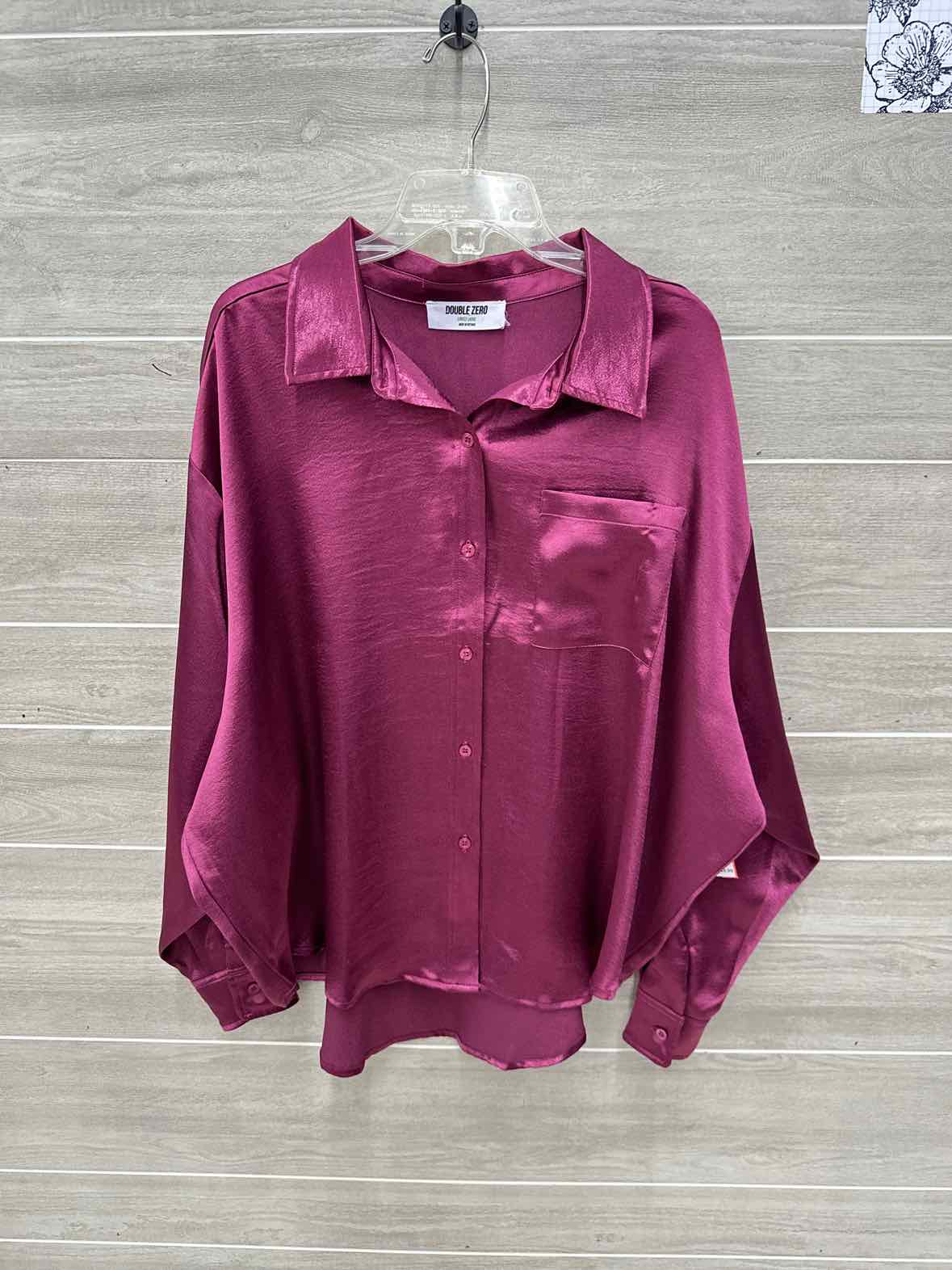 Double Zero Purple Womens Women Size XL Shirt