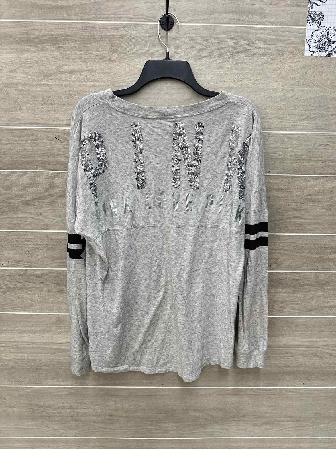 PINK Gray Womens Women Size M Shirt
