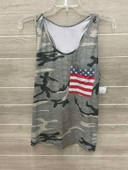 Green Womens Size Small Tank Top