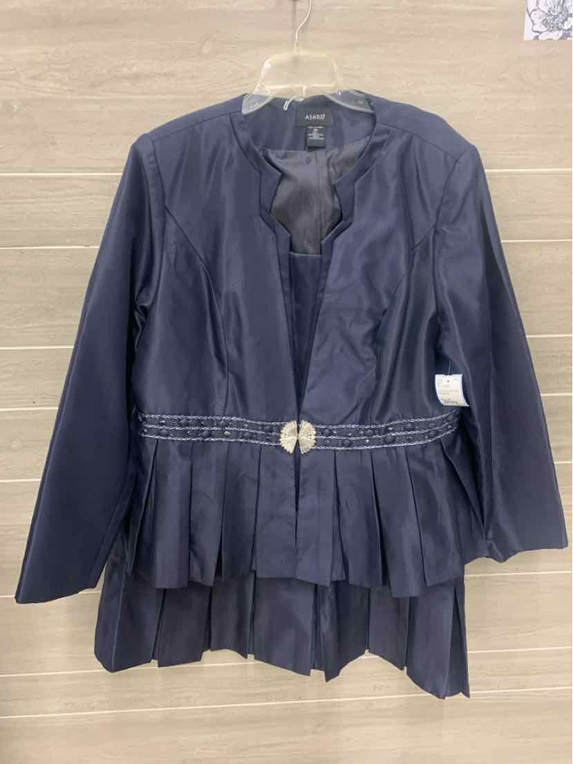 Ashro Navy Womens Size 20 Skirt Set