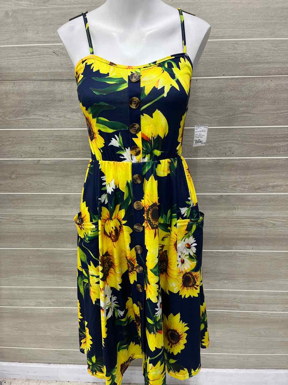 Size 4/6 Blue Womens Dress