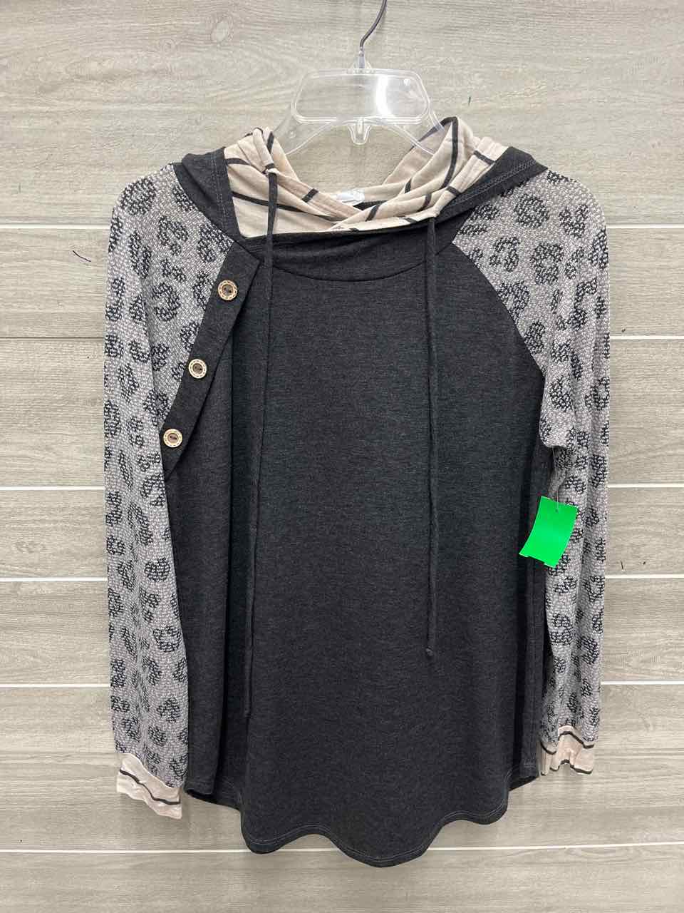 Bibi Size S Gray Womens Shirt