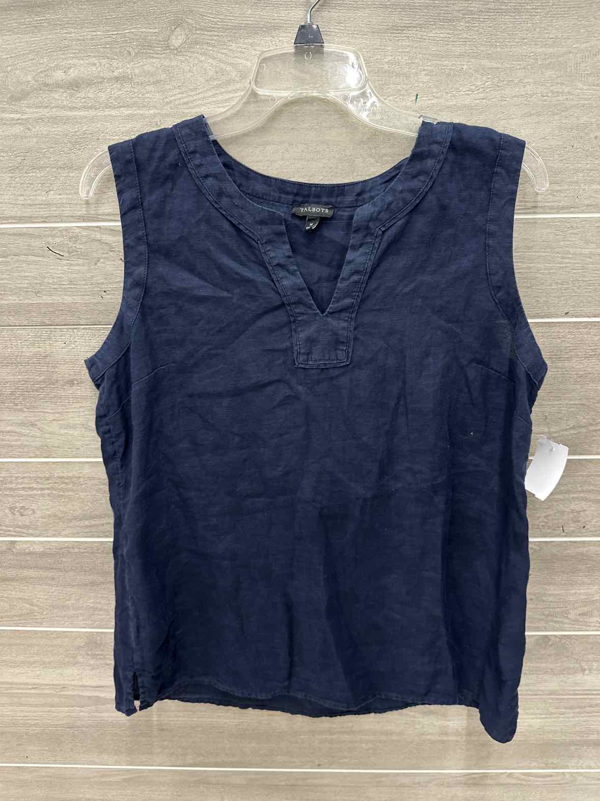 Talbots Size M Blue Womens Tank Top