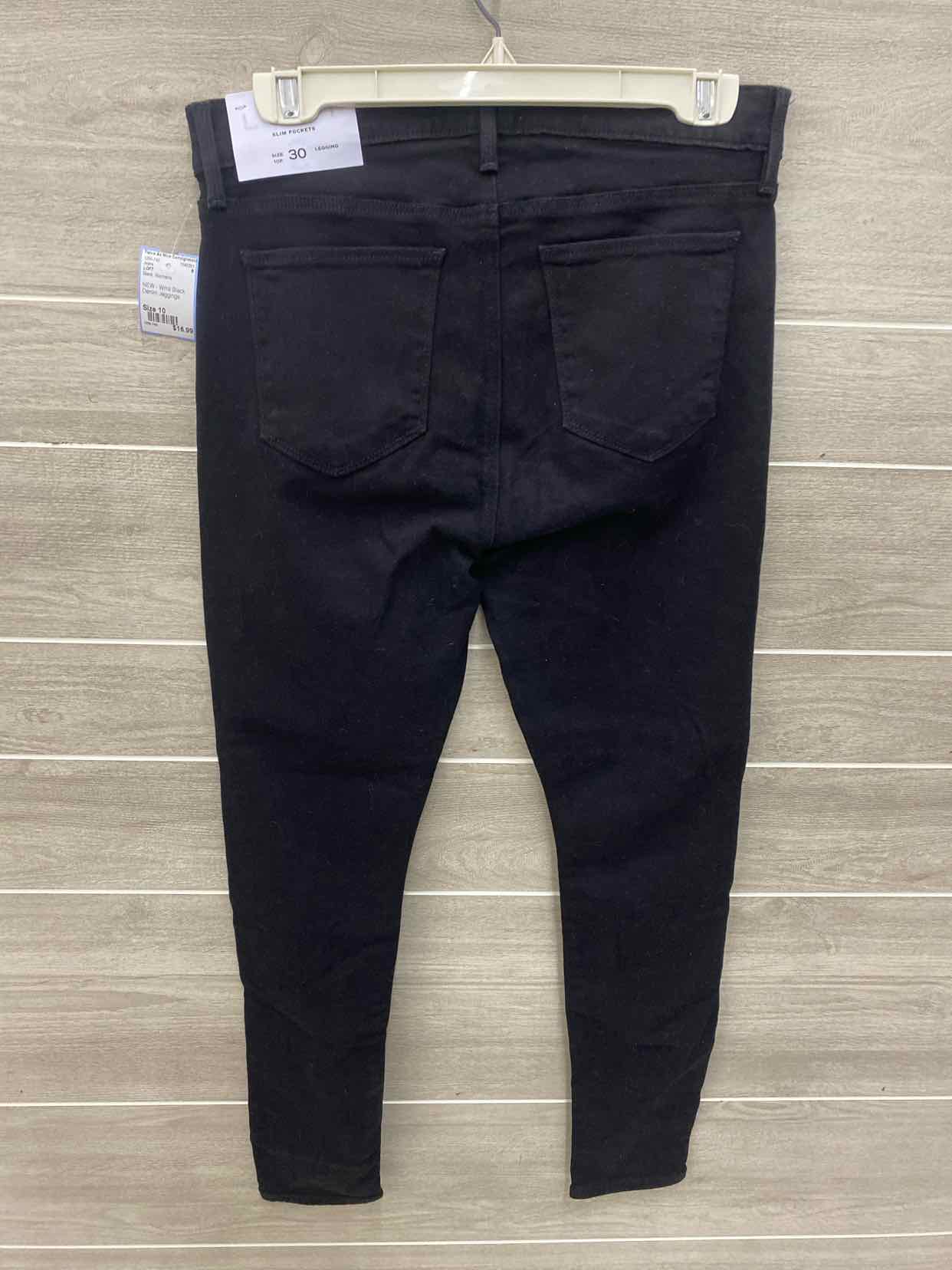 LOFT Black Womens Size 10 Jeans