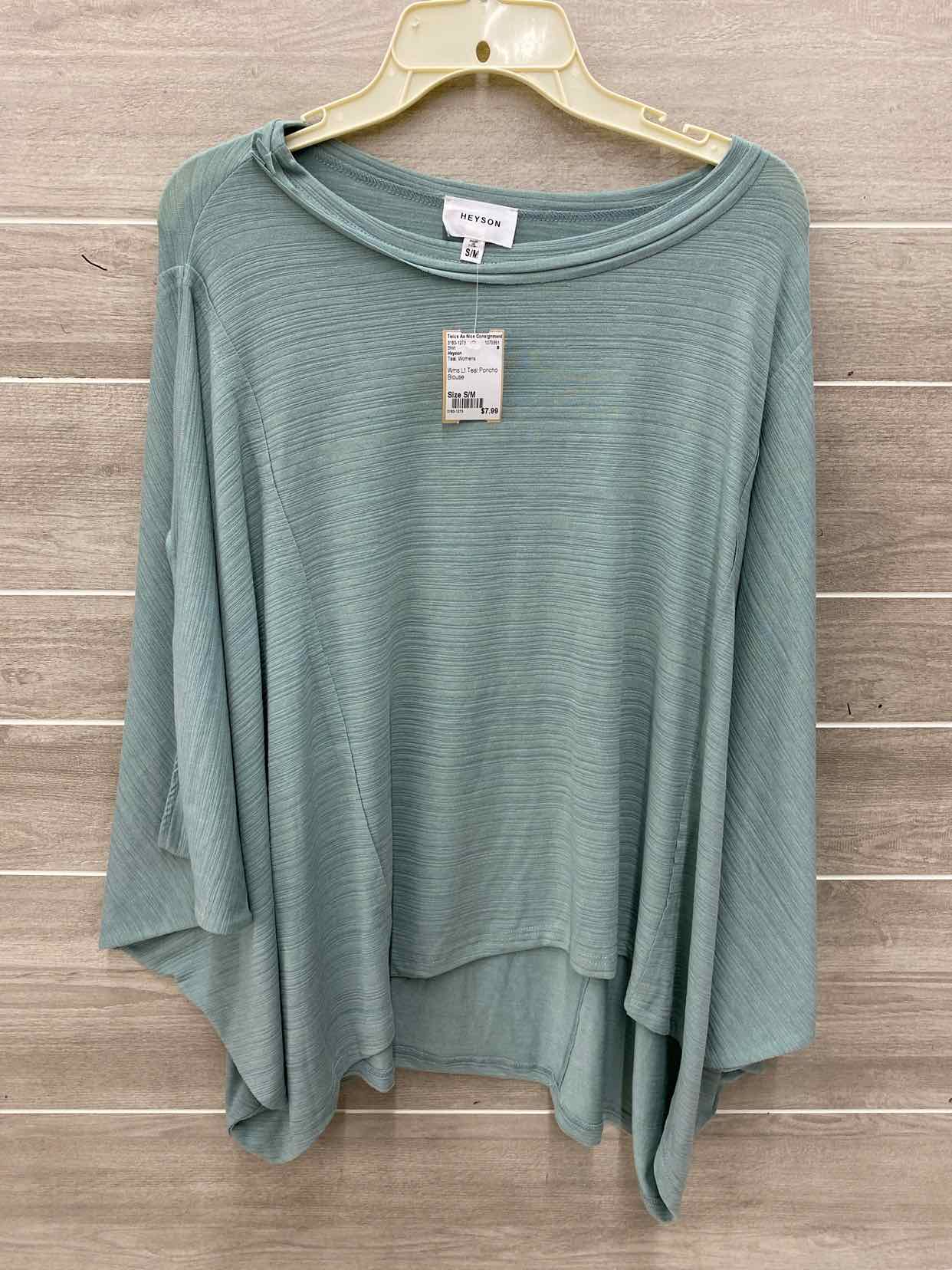 Heyson Teal Womens Size S/M Shirt