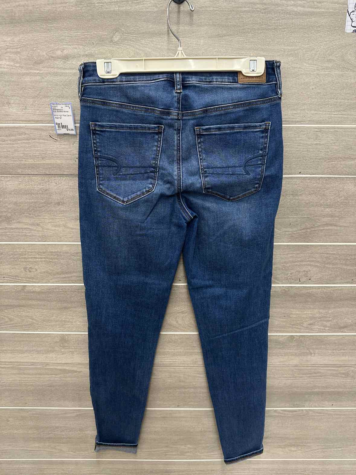 American Eagle Size 8 Blue Womens Jeans