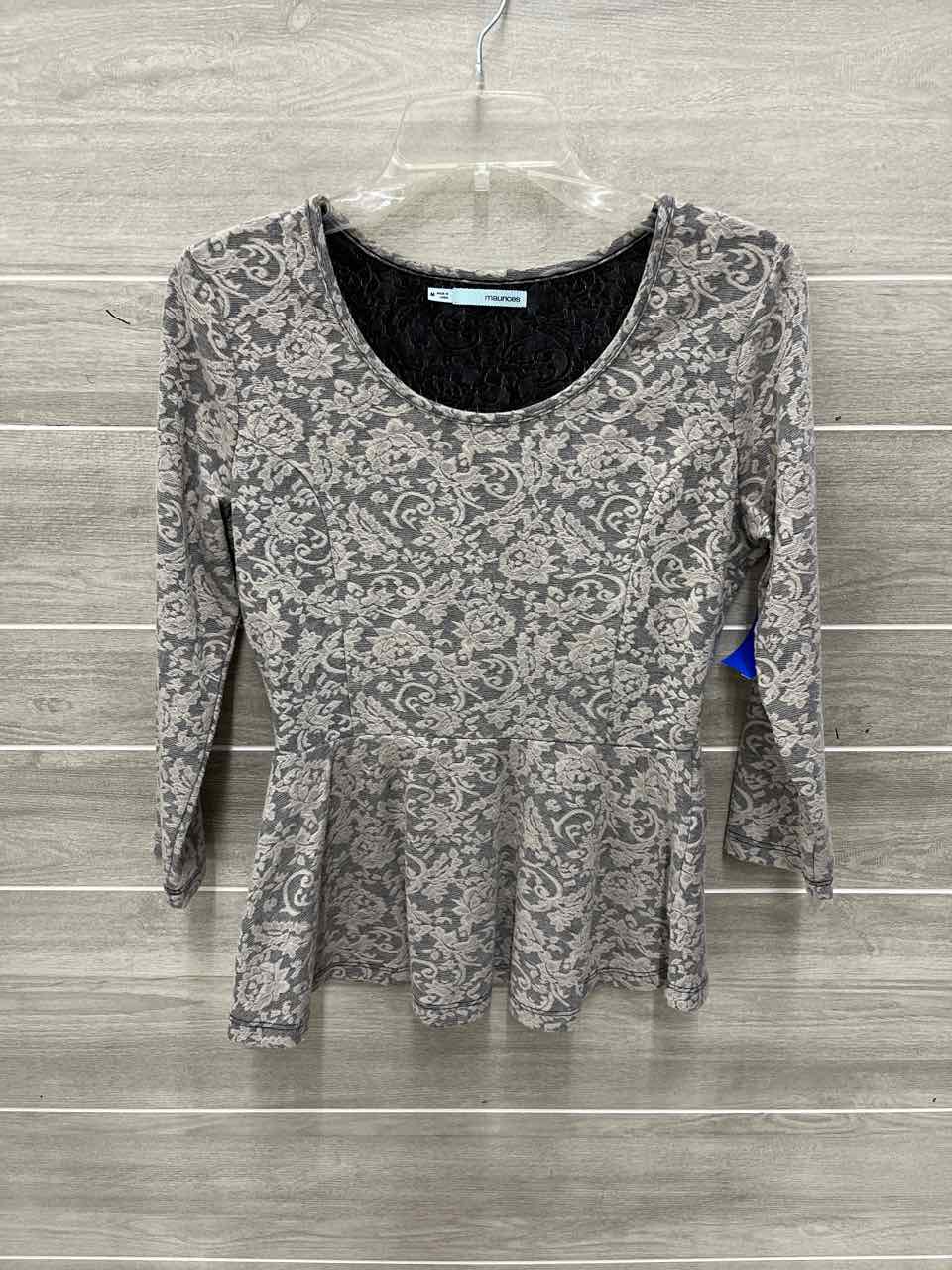 Maurices Size M Gray Womens Shirt